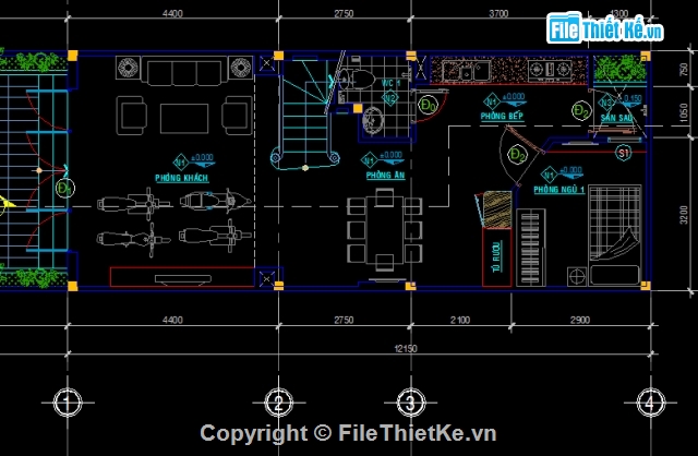 nhà phố 2 tâng,Thiết kế nhà phố,Nhà phố,Bản vẽ autocad